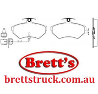 PN0023W DISC PAD SET NiBK JNBK FRONT KIT   VOLKSWAGEN Polo Van (Variant) Front Axle Brake    Aug 97~Oct 99    1.4 L    6V5    AEX Front Axle Brake    Aug 98~Jul 01    1.6 L    6V5    AEE