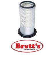 FA9763 AIR FILTER HITACHI  EXCAVATOR EX100 EX100-2 ISUZU 4BD1 4BG1  BALDWIN: PA3636, PA4602  88809 -  FLEETGUARD: AF25418  AFR825418 - FRAM: CA8030  4247975, 4285623, 4484538, L4247975   SAKURA FA-2702 A-2702 A2702 FA2702