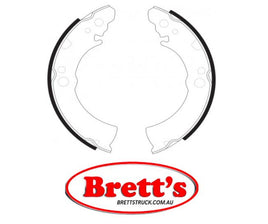 FN1160 BRAKE SHOE SET OF 4 SHOES NiBK JNBK REAR  FOR NISSAN Sunny Rear Axle Brake    Oct 83~Jan 90    1.7 L    WSB11         Rear Axle Brake    Oct 83~Jan 90    1.7 L    WSB12