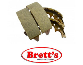FN1163 BRAKE SHOE SET OF 4 SHOES NiBK JNBK  REAR FOR NISSAN Atlas Rear Axle Brake    Jan 92~Aug 04    2.7 L    P2F23    TD27    Pos:Left/Right Rear Axle Brake    Jan 92~Sep 04    2.7 L    P4F23    TD27    Pos:Left/Right