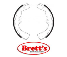 FN1165 BRAKE SHOE SET OF 4 SHOES NiBK JNBK FRONT REAR HANDBRAKE Parking Brake FOR NISSAN    41060G0300 NISSAN    41060G0325 NISSAN    41060G1625