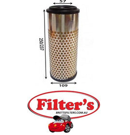 A0511 AIR FILTER KUBOTA  RTV1140CPX  RTV1140CPXR   U35-4   U35-S2 (SN : 40000- / Super Series / Tier 3)  U35S (SN : 30000-39999 / Super Series)   ZG327P  ZG327PA  ZG327RP  ZG327RPA    ZG332LP  ZG332P   ZP330LP   ZP330P
