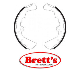FN1169 BRAKE SHOE SET OF 4 SHOES NiBK JNBK FRONT  FOR NISSAN Cedric Front Axle Brake    Jun 83~Jun 85    2.8 L    HY30    LD28     Front Axle Brake    Jun 85~Jun 87    2.8 L    UY30    RD28