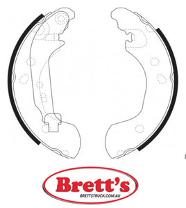 FN1289 BRAKE SHOE SET OF 4 SHOES NiBK JNBK REAR Parking Brake FOR NISSAN Almera Sep 11~    1.2 L    N17T    HR12DE    Pos:Left/Right  Nov 12~Oct 16    1.2 L    N17P    HR12DE    Pos:Left/Right Sep 11~    1.5 L    N17T    HR15DE    Pos:Left/Right