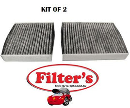 AC0291CSET   CABIN AIR FILTER SET KIT   PEUGEOT 2008 II  Cabin Aug 19~ 1.2 L 1.2L EB2ADTS  Cabin Aug 19~ 1.5 L 1.5L DV5RD