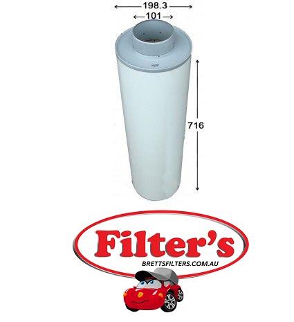 A45397 AIR FILTER VOLVOB1200YU62RD70B09/1991-09/1996 VOLVOEQUIPMENTKL1 ...