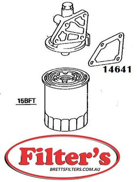 14641.003  GASKET OIL FILTER TO ENGINE  FOR TOYOTA DAIHATSU  15691-56040 15691-56041 1569156040 1569156041  V118 14B 3.7L BU100 15B-F 15BF