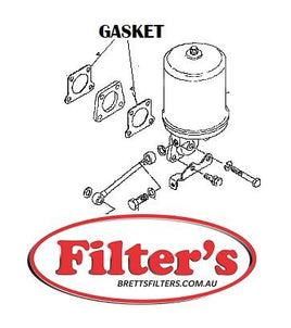 ZZZ 14641.009  GASKET OIL FILTER BYPASS TO ENGINE  FOR NISSAN UD DIESEL  15211-96600 15211966001983- CWA12 1990- NE6T 7.4L 1990- CWA14 1992- NE6T 7.4L 1992- CWA15 1993- NE6T 7.4L 1993-1996 CPB12 TURBO 1984- TURBO NE6T 7.4L 1984-1990 CPB14