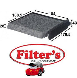 AC22204C CABIN AIR FILTER NISSAN  CUBE AZUMIAC22204C NISSAN27891-AX025 NISSANB7891-4V70A VICAC-204E