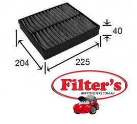 AC31105C CABIN AIR FILTER   WACF0118 RCA253  RCA253P RCA253C AZUMI    AC31105C FILTRON    K1120A HENGST FILTER    E1912LC MAHLE/KNECHT    LAK98 WIX    WP9021