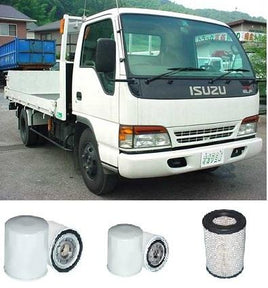 KIT2206  FILTER KIT ISUZU OIL FUEL AIR LUBE FILTER FILTERS SET SERVICE KIT  NPR71 1999-2005 TURBO 4HG1T 4.6L NPR NQR70  1996-9/1999  ALL 4HE1T 4.8L NQR NQR70 NQR N1R N1R70 9/1999-2005  NO INTERCOOLER MODEL ONLY 4HE1T 4.8L  NQR