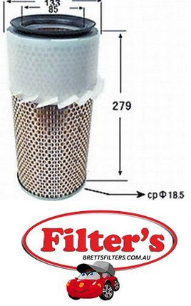 A22334 AIR FILTER YANMAR 129150-12510 12915012510 SOFIMA S2950A S 2950 A HENGST E565L FRAM CAK256 UFI 27.920.00 2792000 BOSCH 1457433200 AMC IA378 IA-378 ALCO MD-152K MD152K SL6250, SL 6250, AZA337, P815850, PA1690FN, 121120-12901, 12112012901