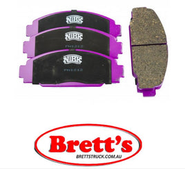 PN1212 DISC PAD SET NiBK JNBK FRONT KIT FOR DAIHATSU| Delta Front Axle Brake    May 95~May 99    3.4 L    BU100        Drive:Full Just Low Front Axle Brake    May 95~May 99    4.1 L    BU102        Body:2.0t|Drive:4WD