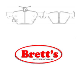 PN7804  DISC PAD SET NiBK JNBK  REAR KIT FOR SUBARU 26696-AL000  SUBARU 26696AL000