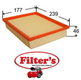 A34210 AIR FILTER OPEL Sintra  Air Supply Sys Jun 97~Jun 99 2.2 L X20DTH   AZUMI A34210 FRAM CA9014 GM 10421389 MANN C2494 OPEL 835619