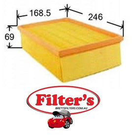 A42215 AIR FILTER   CITROEN C4 Air Supply Sys Oct 04~Dec 10 2.0 L EW10J4 Air Supply Sys Oct 04~Dec 10 2.0 L 3-Hatchback 2.0 i 16v 180  PEUGEOT 307 Air Supply Sys Mar 01~May 05 2.0 L RHY(DW10TD) Air Supply Sys Jun 01~ 2.0 L RHS(DW10ATED4)