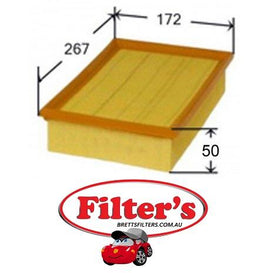 A51253 AIR FILTER   FORD Focus II Air Supply Sys Nov 04~Aug 07 1.6 L CAK C16HDEZ Air Supply Sys May 05~Aug 07 1.6 L DA  MAZDA Mazda 3 Air Supply Sys Jan 03~Aug 11 1.6 L BK Y6