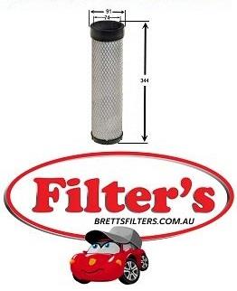 A20400IN  AIR FILTER INNER BALDWINRS3545 BOMAG05730135  1318903  P829333 1930590P82-9333 FLEETGUARDAF25558 FORD86555827 HITACHI4486002 4486014  L4486014 5906401 A0400IN KOMATSU 26510343 SAKURAA5540 YANMAR119117-12570