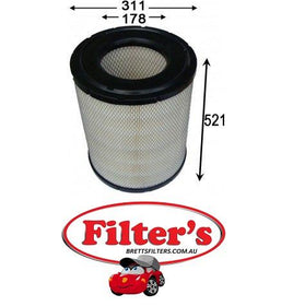 A20432OUT  AIR FILTER CATERPILLAR EXCAVATOR  HITACHI EXCAVATORS EX SERIES ZX650LCH HITACHI LOADERS  FA-8579 A-8579 P777868  15270188 FILTERS  CAR TRUCK TRACTOR EXCAVATOR UTE