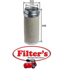 A45002IN  AIR FILTER INNER  VOLVO    AZUMIA45002IN E420LS CF2000/1 CF20001 PA3925 21041297 1665937 AF25317  K00002 414509