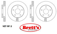 RN1193VSET DISC ROTOR NiBK JNBK NIBK REAR FRONT FOR