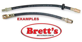 SPEC 11512.304 MITSU AIR BRAKE HOSE FRONT CAB L= 450MM HOSE FM515 6D14 1985-1989 SINGLE SQUARE HEADLAMP  FM517 6D16 1991-1995 TWIN ROUND HEADLAMPS  FM555 6D14 1987-1991 SINGLE SQUARE HEADLAMP  FM557 6D16 1989-