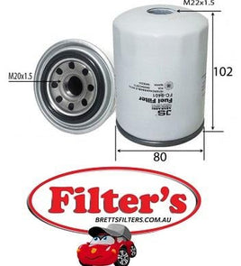 FC13401 FUEL FILTER  KIA 2L 2.0L DIESEL FC-9401 FC2901 FC13401 Blue PrintADG02321 KIA0K054-23-570  0K05423570 OK054-23-570 MANNWK8224