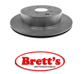 RN1586V  DISC ROTOR NiBK JNBK NIBK REAR  FOR NIBK RN1586V NISSAN 43206-04U02 NISSAN 43206-1P601 NISSAN 43206-1P602
