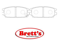 8DB 355 009-291 DISC PAD SET REAR WITH ACOUSTIC WEAR WARNING DB1238 GDB3199 8DB355009-291