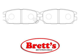 8DB 355 009-291 DISC PAD SET REAR WITH ACOUSTIC WEAR WARNING DB1238 GDB3199 8DB355009-291