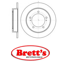 RN1658 DISC ROTOR NiBK JNBK NIBK  FRONT FOR SUZUKI Jimny Sierra Front Axle Rotor/Drum Jul 18~ 1.50 L  3BA-JB74W K15B Pos:Left/Right