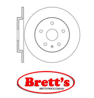 RN1676 DISC ROTOR NiBK JNBK NIBK REAR FOR ORD 5F9Z2C026BA FORD 5U2Z1V125GC FORD 5U2Z1V125S FORD 8G1Z2C026A FORD 8G1Z2C026B