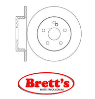 RN1708 DISC ROTOR NiBK JNBK NIBK REAR FOR MERCEDES-BENZ C-Class : C 200 KOMPRESSOR  Rear Axle Rotor/Drum Mar 07~Dec 09 1.80 L  W204 M 271.950 Pos:Left/Right