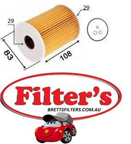 EO19175 OIL FILTER  BMW      BMW    M3 4.0L 4L V8    2008- E90 E92 E93  Petrol  S65B40A  MPFI  DOHC 32V 11427837997
