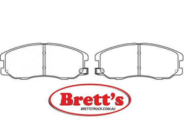 PN0068 DB1850-4WD DISC PAD SET FRONT HOLDEN CAPTIVA CG 2.7L 3.5L 4X4  4WD 2006-2008 ADB1850 DB1850 DB1850HD DB1850-4 TRWGDB1715 VAUXHALL96 626 070 WVA24511 WVA24510