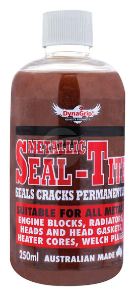 TB1008-250 250ML  CARGO SEAL STOP LEAK Metallic Seal Up is a scientific treated liquid glass (sodium silicate) sealer enhanced with copper that can be used to:  Seal cracks, leaks and holes in:  Radiators  Engine Blocks  Cylinder Heads