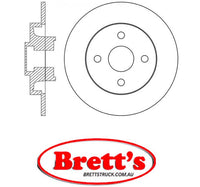 RN1744H DISC ROTOR NiBK JNBK NIBK REAR  FOR CITROEN C4  Rear Axle Rotor/Drum Oct 04~Dec 10 1.60 L  LA DV6TED4 Pos:Left/Right