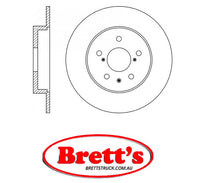 RN1755 DISC ROTOR NiBK JNBK NIBK REAR FOR FIAT Sedici  Rear Axle Rotor/Drum Mar 06~Sep 09 1.90 L  189 D19AA Pos:Left/Right