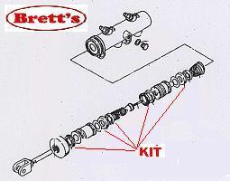 11561.030 KIT MINOR BRAKE MASTER CYLINDER TANDEM 1"1/2 BORE FK115 FM215 1981-1985 MC822670 3G3103 MITSUBISHI FUSOFM215 1980-1984 FK102 1980-1984  FK115
