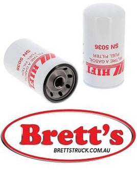 SN 5036 SN5036 FUEL FILTER BF 784 , 5010 , P 55-0958 , FF 5036 , 23518528 , 23530642 , 25011018 , 25011024 , 25014341 , LFP 958 F , SK 3411 , 12979439 , SN 5036 BF784 , P550958 , FF5036 , LFP958 F , SK3411 , SN 5036
