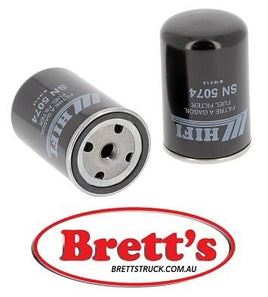 SN 5074 SN5074 FUEL FILTER BTP  SN5074 HIFI  SN 5074 BF 9819 , BF 988 , 1457434120 , 1457434154 , 1457434165 , 1457434296 , 3080002 , 5 W 3394 , FSM 4083 , FSM 4118 , 01180597 , 1180597 , P 55-0526 , P 55-3004 , FF 5074 , FF 5074 CS , FF 5484 , SDO-2