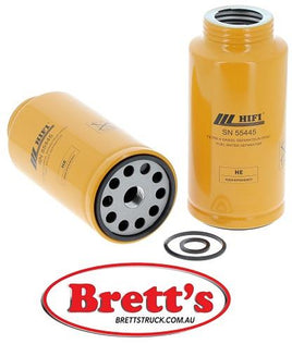 SN 55445 SN55445 FUEL WATER SEPARATOR FILTER CATERPILLAR 345 DL ME 365 C 345 D 349 E 385 C 345 C BTP  SN55445 HIFI  SN 55445 1R0781 3261641
