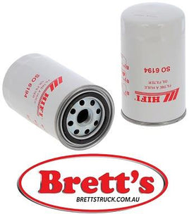 SO 6194 SO6194 OIL FILTER YANGDONG Y 4100 D BTP  SO6194 HIFI  SO 6194 24MM 24X2 THREAD Y4100D GELEC PANTHER 35 YD WEICHAI-POWER JX0812 WISMET WOS716387 YANGDONG JX1012H020