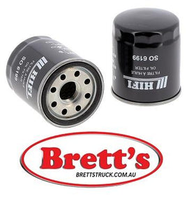 SO 6199 SO6199 OIL FILTER ISUZU 4X4 D-MAX II 2,5 CRDI 4X4 D-MAX 2,5 BITURBO D-MAX II 2,5 CRDI D-MAX 3,0 CRDI 4X4 D-MAX 2,5 DITD D-MAX 2,5 CRDI  ISUZU D-MAX II 2,5 CRDI 4X4 D-MAX II 2,5 CRDI