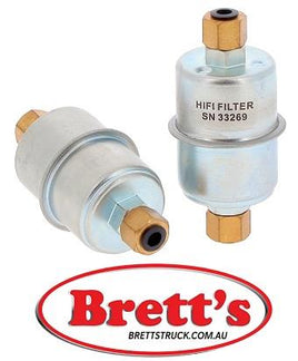 SN 33269 SN33269 FUEL FILTER BTP  SN33269 HIFI  SN 33269 BF 7519 , A 184963 , 3318919 , P 55-0446 , FF 5077 , AR 103220 , L 3524 F , SK 3549 , 33269 ,BF7519 , P550446 , FF5077 , AR103220 , L3524F , SK3549