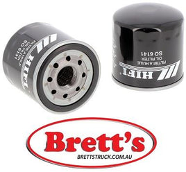 SO 6141 SO6141 OIL FILTER BTP  SO6141 HIFI  SO 6141 MANN & HUMMEL W1228 MICRO MTW6771 Sakura C1542 SF-FILTER SP4049 Sofima S3577R TOTAL-SOURCE SY97487 UFI 2357700 WISMET WOS25973