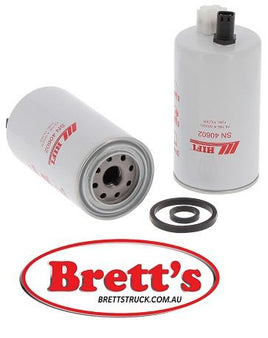 SN 40602 SN40602 FUEL FILTER INGERSOLL RAND 12.150 G 250 SD 190 DX JCB 426 E 434 S 436 E ZX 436 S 456 EZX 456 HT FASTRAC 2155 FASTRAC 2170 FASTRAC 3200 FASTRAC 3230 FASTRAC 8250 VM 166 D