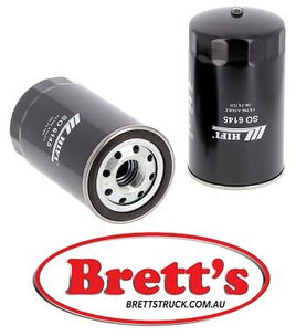 SO 6145 SO6145 OIL FILTER NEW HOLLAND E 215 B SR E 225 B SR E 235 B SR E 265 SR E 385 B E 385 C NISSAN PW 37 A-PK