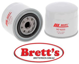 SO 6233 SO6233 OIL FILTER BTP SO6233  HIFI  SO 6233 6201-32443 E6201-32443 620132443 E620132443