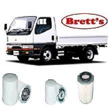 KIT3304 FILTER KIT CANTER FG637 1995- 4X4 4WD 4D33- 4.2L 1995-2003 FG639 1995- 4X4 4WD 4D34-3AT3B 3.9L 1995-2003 MITSUBISHI FUSO OIL FUEL AIR LUBE SERVICE SET KIT BRAND NEW   FILTERS BUY ONLINE ON-LINE SHOP